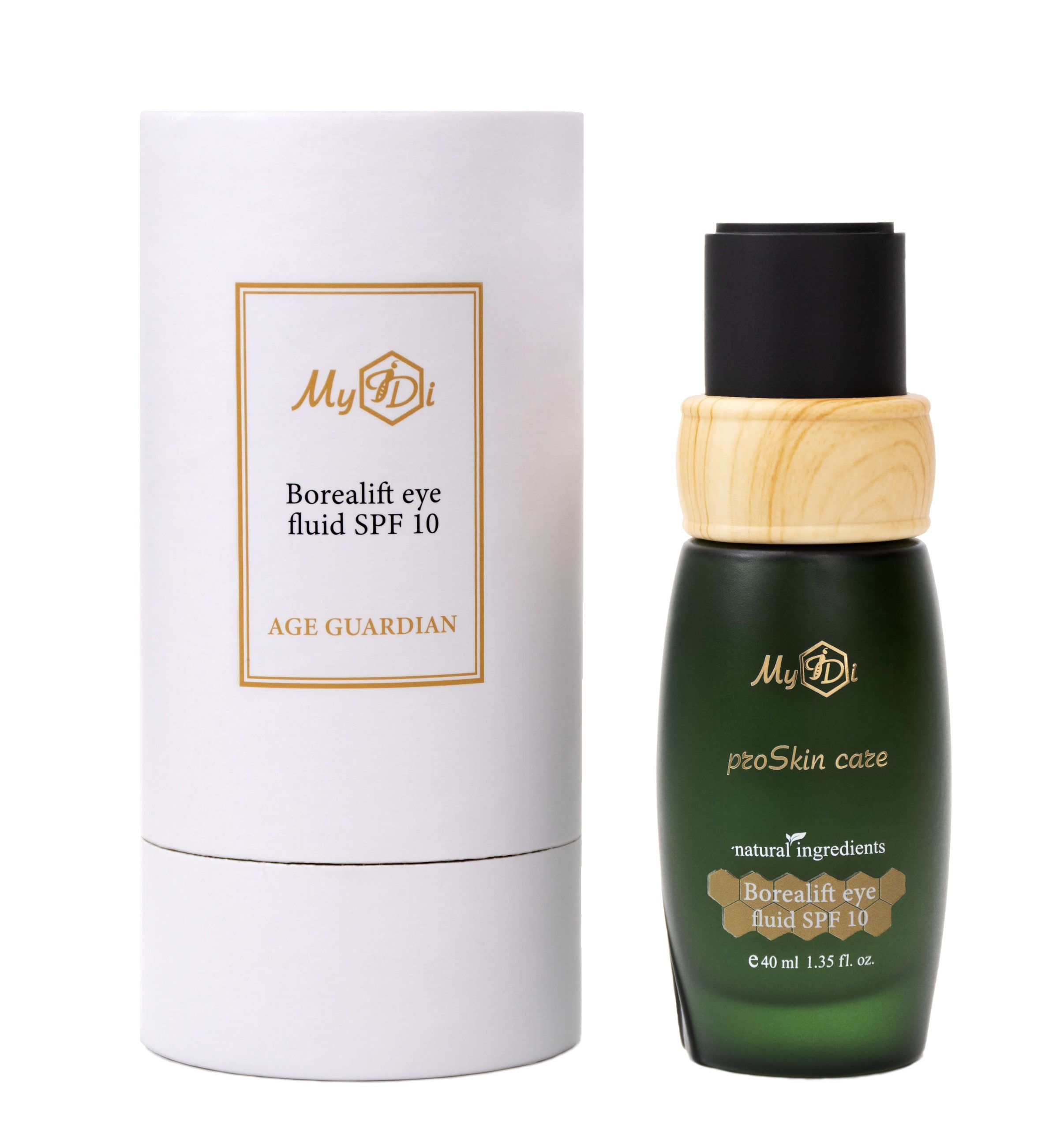 Лифтинг контурный флюид для кожи вокруг глаз SPF 10 AGE GUARDIAN BOREALIFT EYE FLUID SPF 10, 40 мл - фото №2