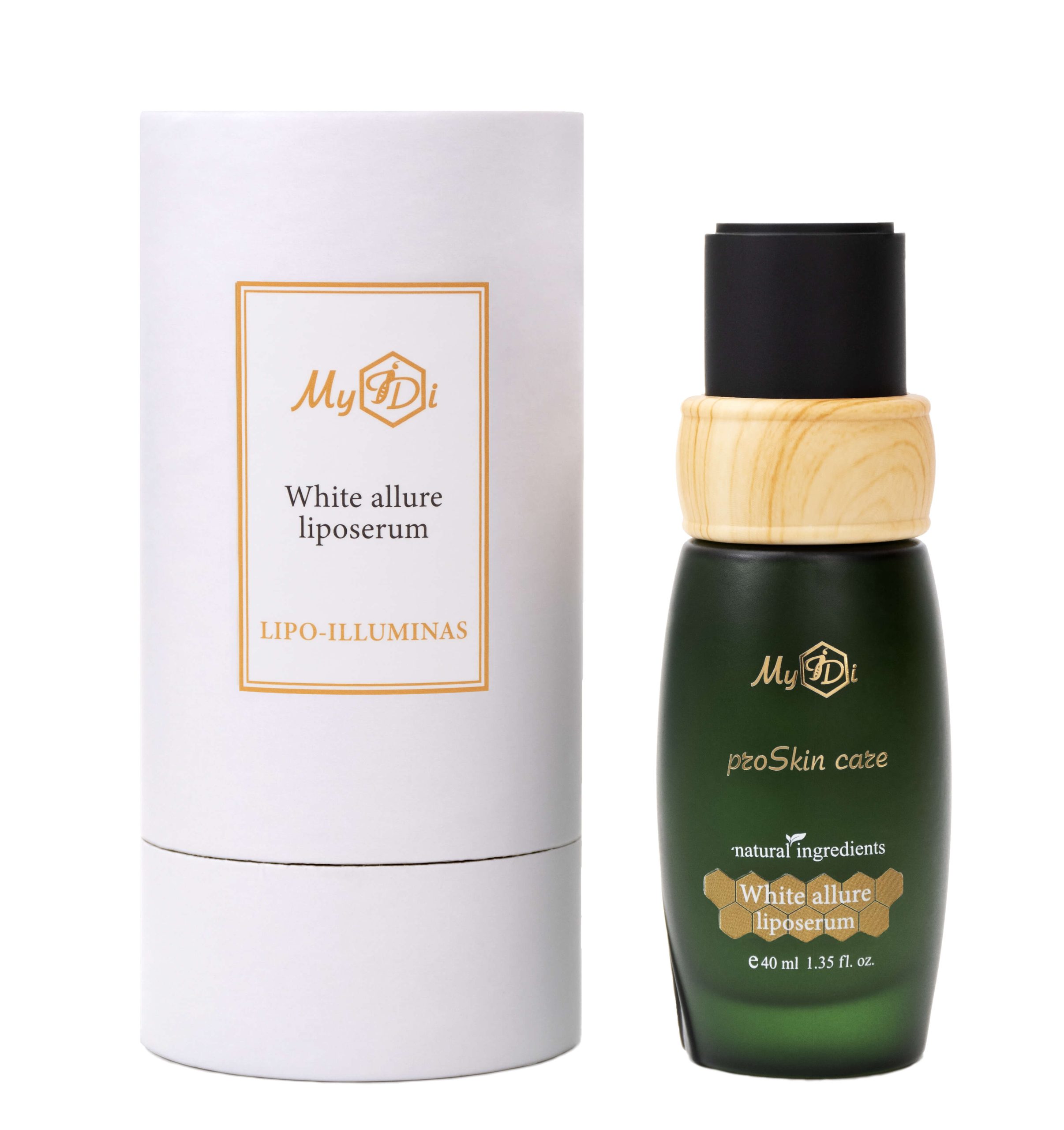 Осветляющая сыворотка-вуаль с витамином С LIPO-ILLUMINAS WHITE ALLURE LIPOSERUM, 40 мл - фото №2