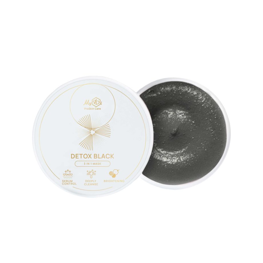 Очищуюча маска для обличчя 3 в 1 Detox black 3 in 1 mask, 50 мл - фото №2