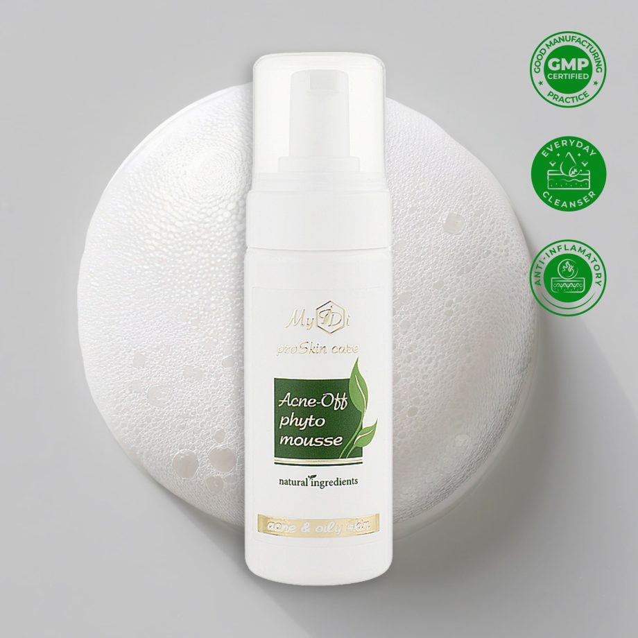 Пінка мус для вмивання для проблемної шкіри Acne-Off phyto mousse, 150 мл