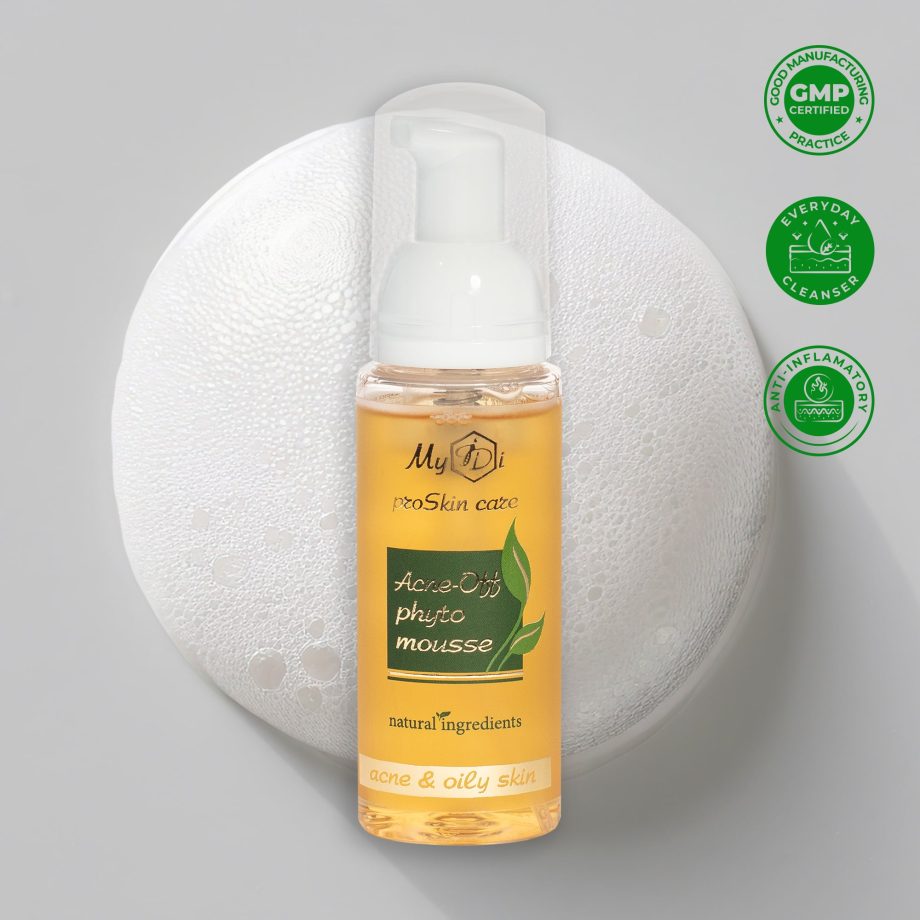 Очищаючий мус для проблемної шкіри Acne-Off phyto mousse (мініатюра), 80 мл