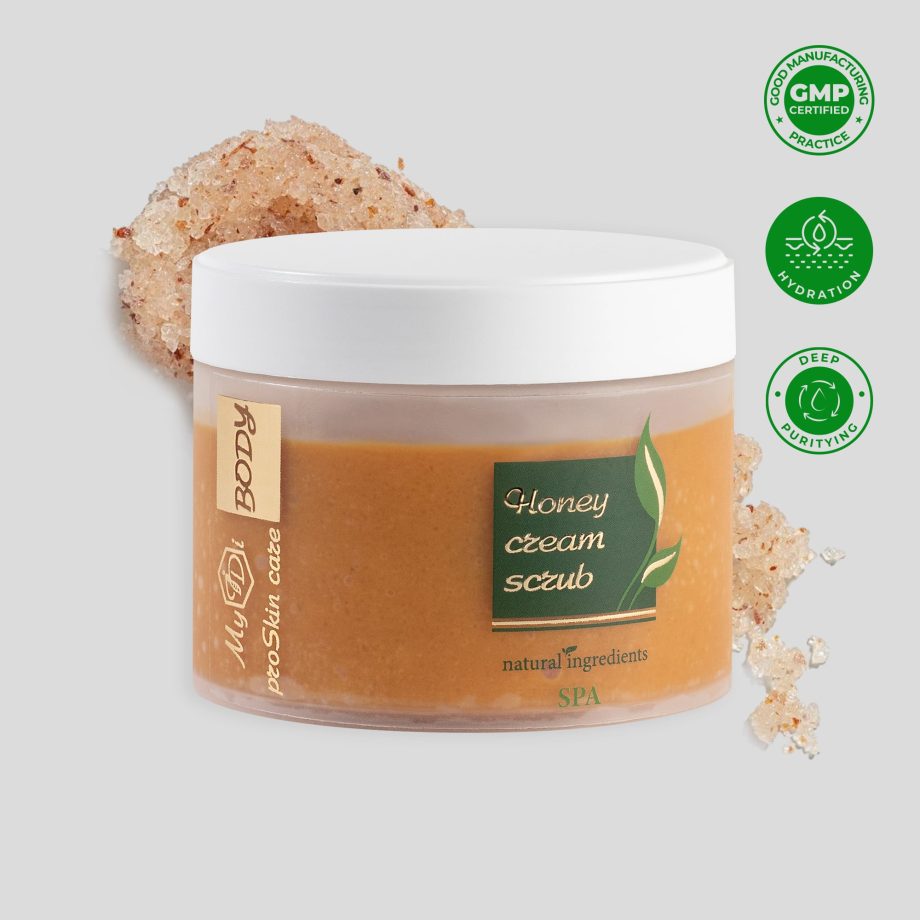 Медовий скраб для тіла Honey cream scrub, 300 мл