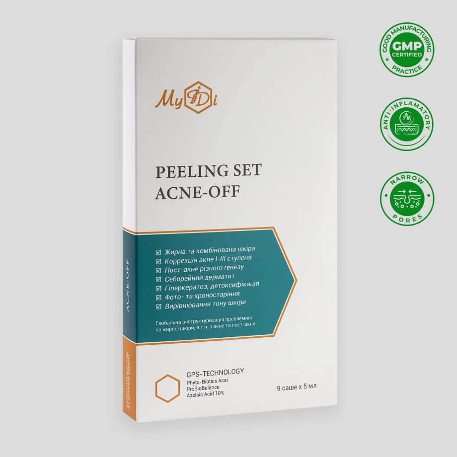Противовоспалительный пилинг для лица дома Контроль дефектов Peeling SET Acne-off