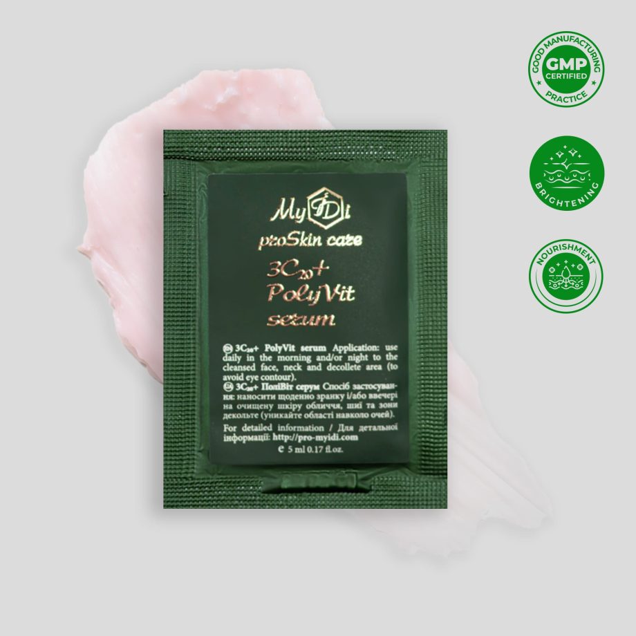 Омолоджуюча сироватка для обличчя 3C20+ PolyVit serum (пробник), 5 мл