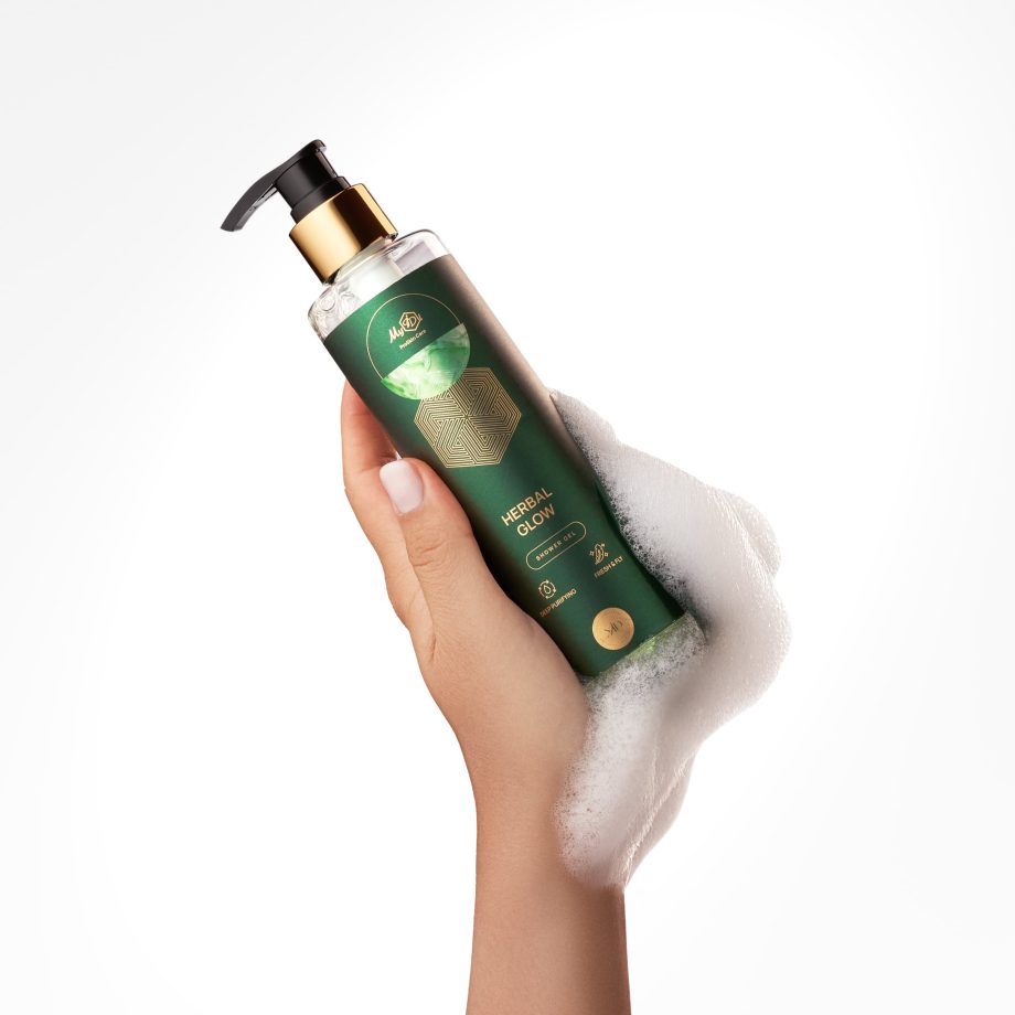 Парфумований гель для душу “Зелена роса” HERBAL GLOW - фото №3