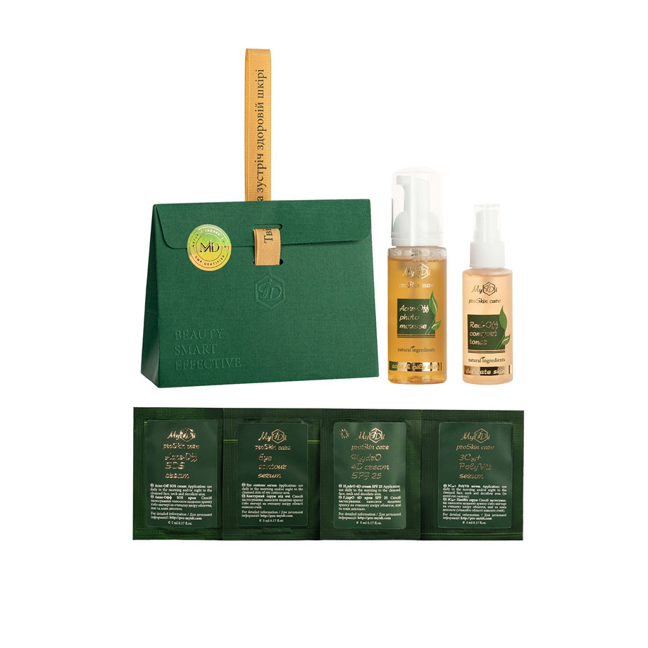 Набір мініатюр для комбінованої шкіри сх. до жирності MyIDi СOMBI-oily Mini Set, 6 продуктів