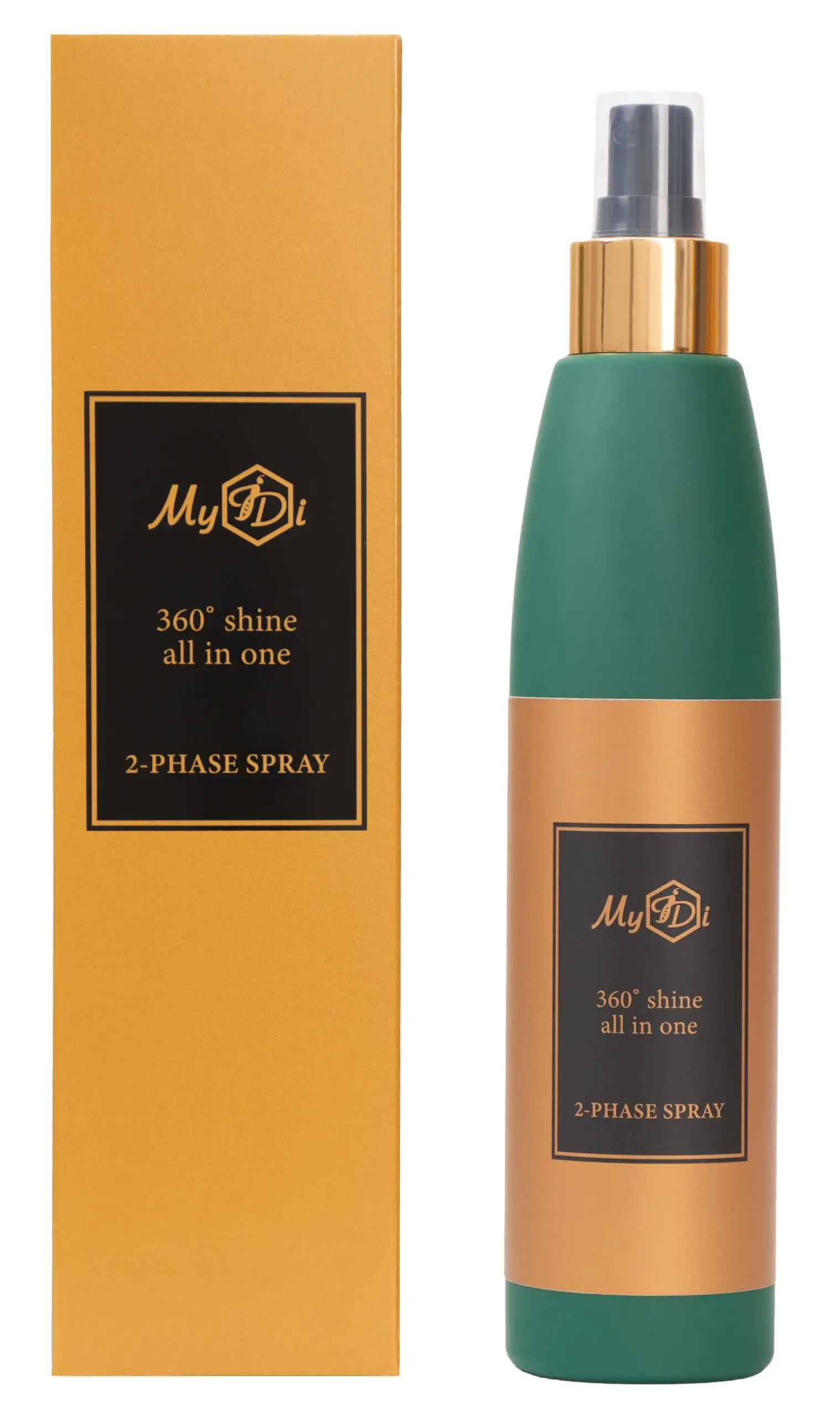 2-x фазный спрей-кондиционер для легкого расчесывания 360˚ SHINE SPRAY ALL IN ONE, 250 мл - фото №4