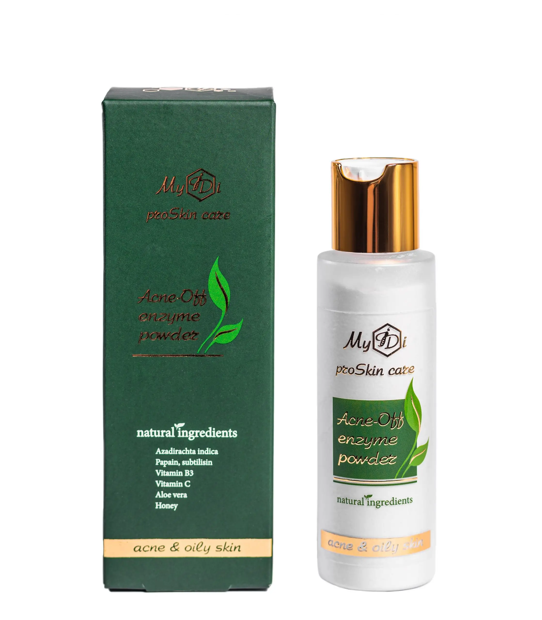 Противовоспалительная энзимная пудра для лица Acne-off enzyme powder, 60 г - фото №2