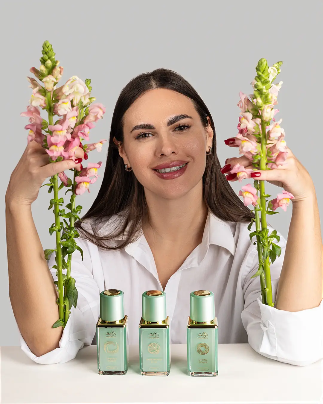 Сироватка-антиоксидант з 4 видами вітаміну С та феруловою кислотою для сяйва та освітлення MyIDi ANTIOXIDANT RICH serum, 30 мл - фото №7