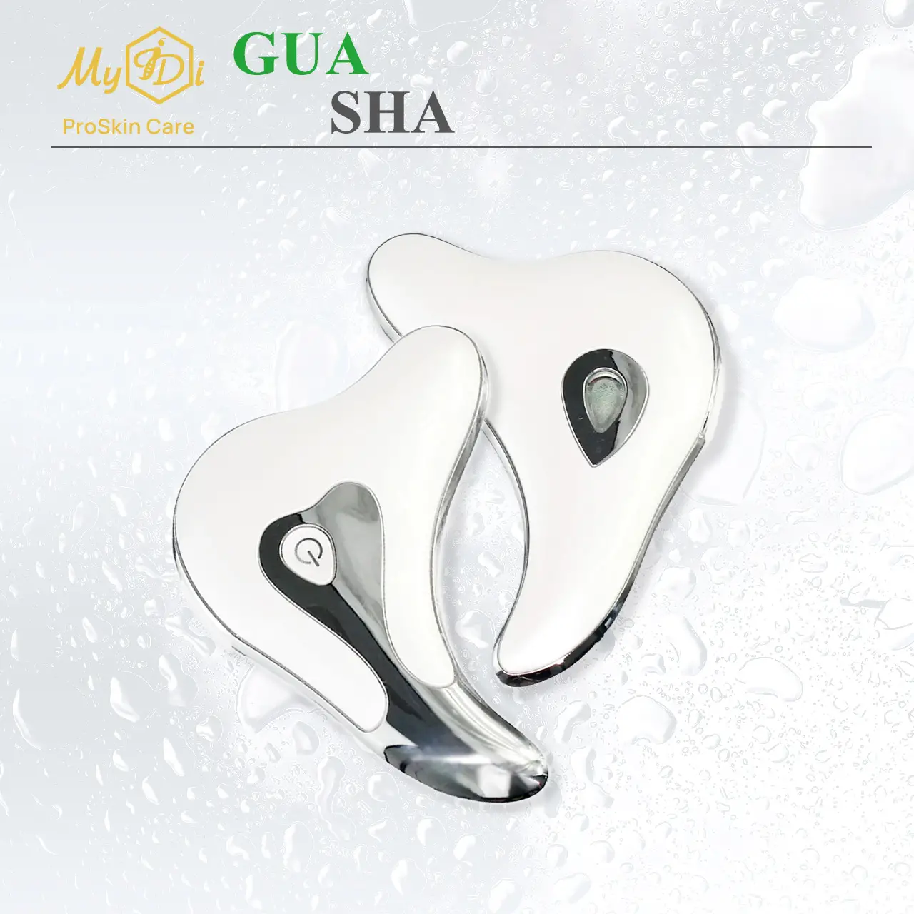 Микротоковый лифтинг массажер Гуаша для омоложения лица и тела MyIDi Vibro Massager Gua Sha - фото №6