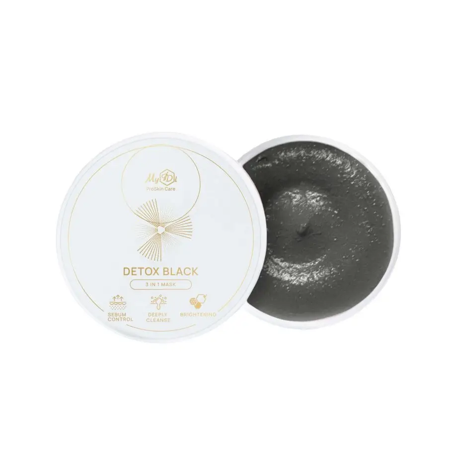Очищающая маска для лица 3 в 1 Detox black 3 in 1 mask, 50 мл - фото №2