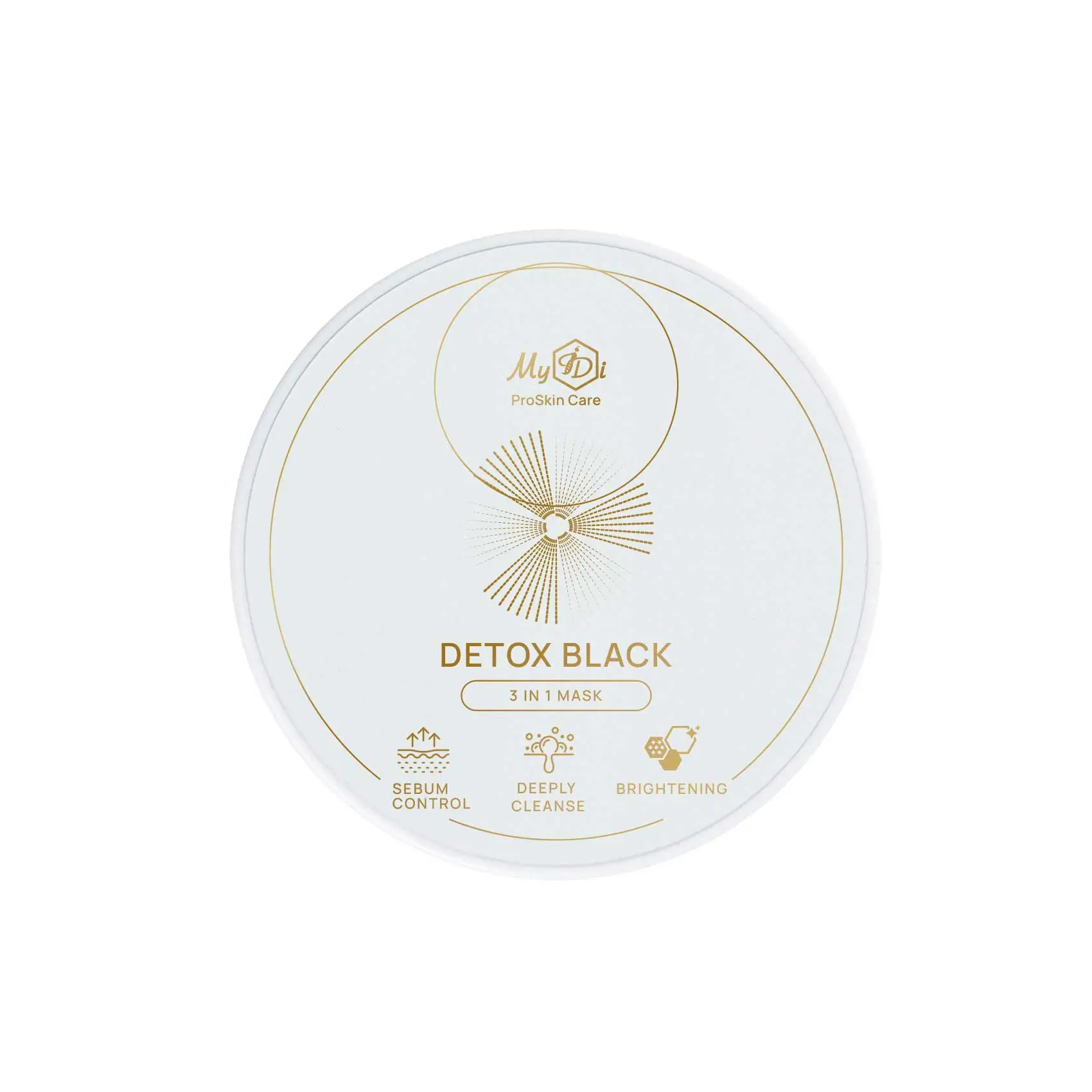 Очищающая маска для лица 3 в 1 Detox black 3 in 1 mask, 50 мл - фото №3