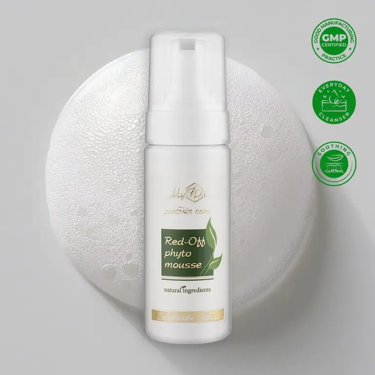 Успокаивающая пенка мусс для умывания  Red-Off phyto mousse, 150 мл