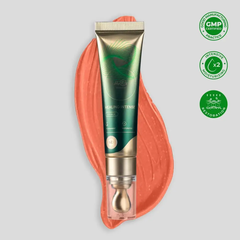 Интенсивный заживляющий бальзам для губ с 7 маслами и церамидами HEALING INTENSE lip balm, 15 мл