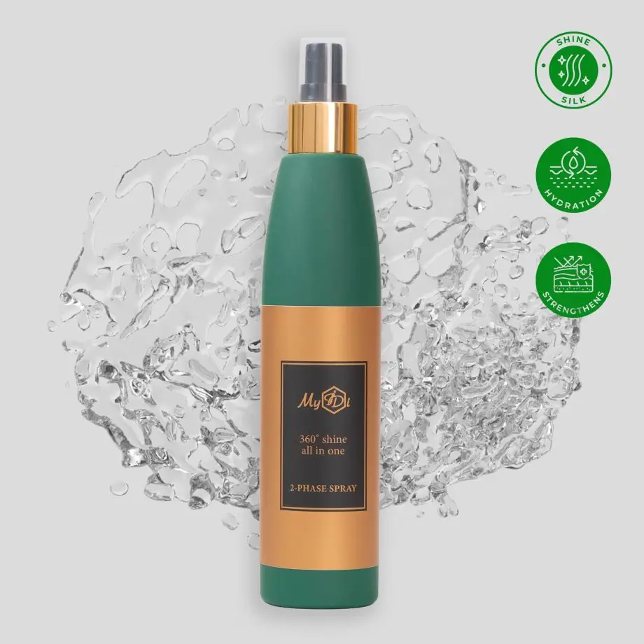 2-x фазный спрей-кондиционер для легкого расчесывания 360˚ SHINE SPRAY ALL IN ONE, 250 мл