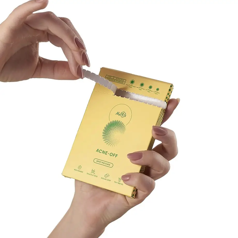 Гідроколоїдні патчі точкової дії від прищів Acne-OFF - фото №6
