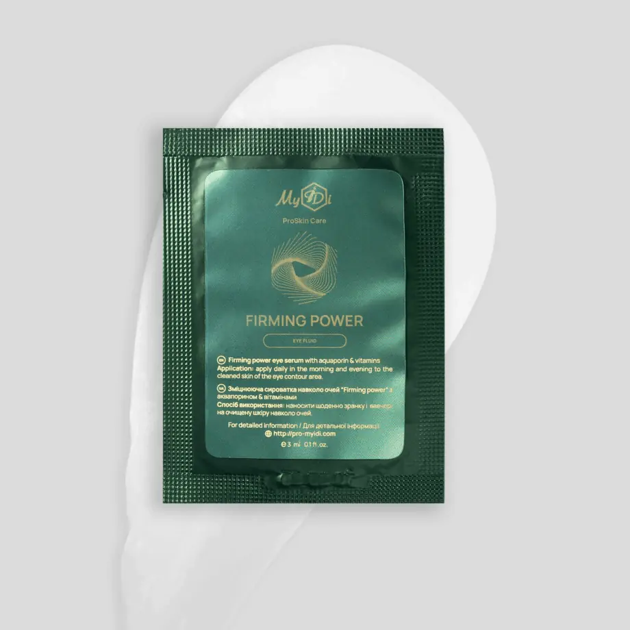 Зміцнююча сироватка навколо очей з аквапорином & вітамінами FIRMING POWER eye serum (пробник), 3 мл