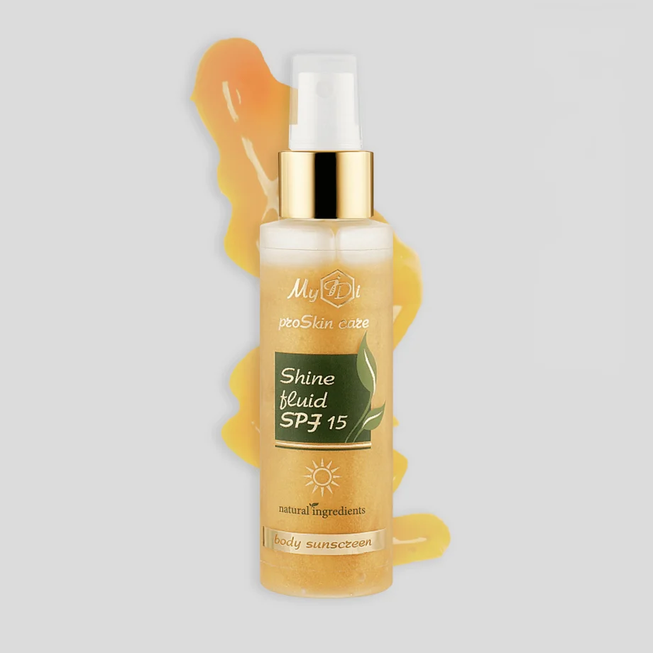 Cияющий флюид для тела Shine fluid SPF 15, 100 мл